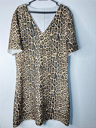 Vestido Midi Animal Print