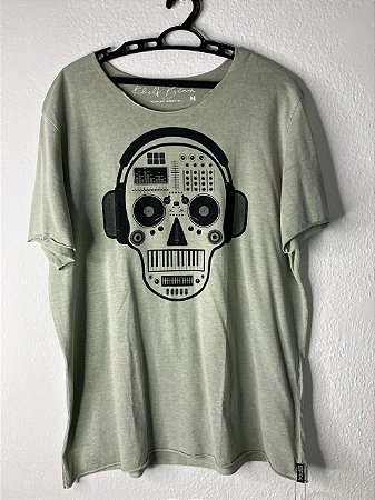 Camisa Masculina Caveira - Khelf Black