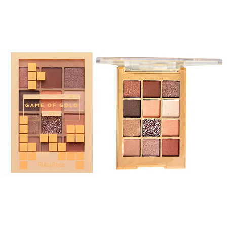 Paleta De Sombras Game Of Gold Ruby Rose