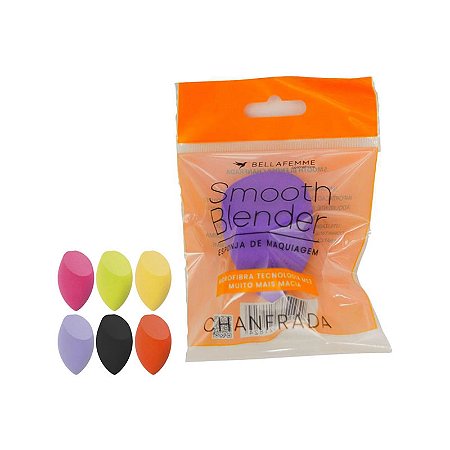 Esponja Smooth Blender Chanfrada Bella Femme
