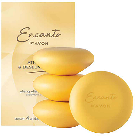 Encanto Atractiva & Deslumbrante - Sabonete 4 Uni. ( 80g cada)