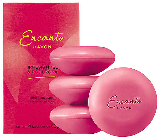 Encanto Irresistível & Poderosa - Sabonete 4 Uni. ( 80g cada)