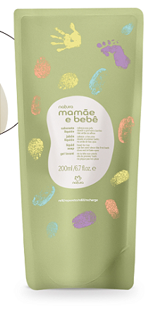 Mamãe e bebe - Sabonete liquido Refil 200ml