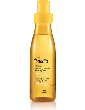 Tododia Limão Siciliano e Flor de Gardênia Body Splash Feminino 200 ml