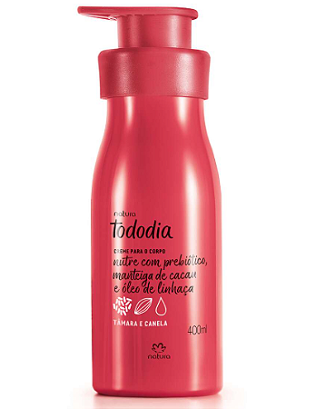 Creme Desodorante Nutritivo para o Corpo Tododia Tâmara e Canela 400 ml
