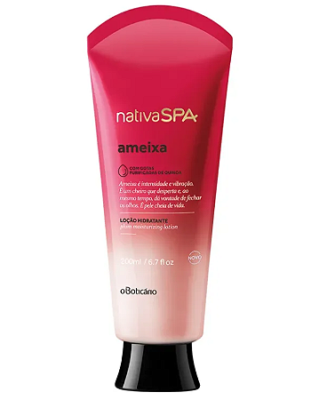 Loção Hidratante Corporal Desodorante Nativa SPA Ameixa 200ml