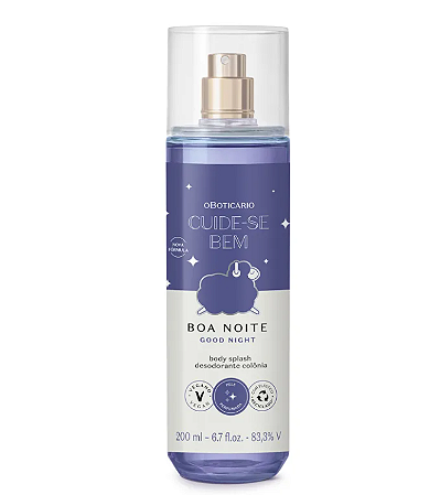 Body Splash Desodorante Colônia Cuide-se Bem Boa Noite 200ml