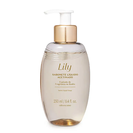 Sabonete Líquido Acetinado Lily 250ml OBoticário