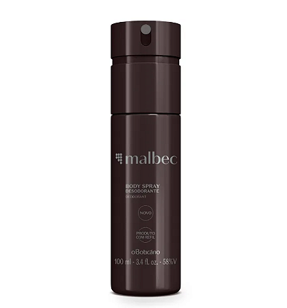 Desodorante Body Spray Malbec 100ml O Boticário