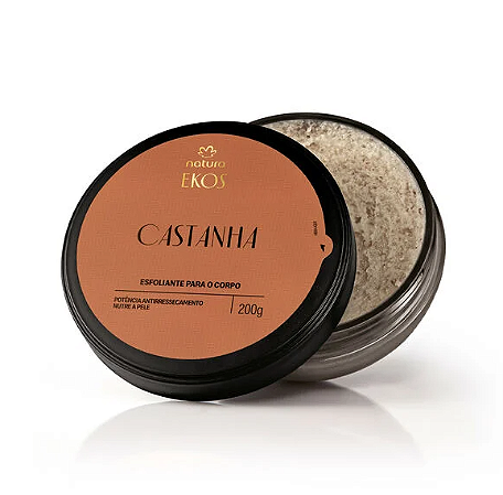 Polpa Esfoliante para o Corpo Ekos Castanha 200g Natura