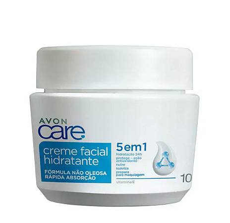 Avon Care Creme Facial Hidratante 5 Em 1 Hidratação 24 Horas