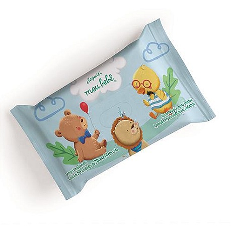 Lenços Umedecidos Meu Bebê – 50 unidades | Jequiti