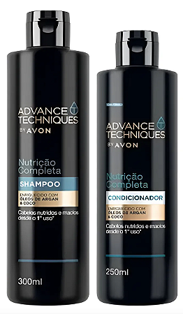Kit Shampoo + Condicionador Nutrição Completa Avon Advance Techniques