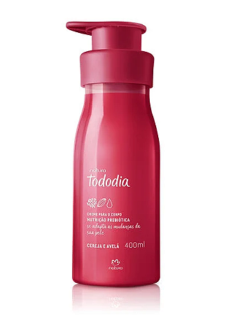 Creme Desodorante Nutritivo para o Corpo Tododia Cereja e Avelã Natura