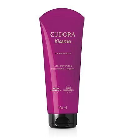 Loção Hidratante Corporal Kiss Me Cabernet 100ml| Eudora