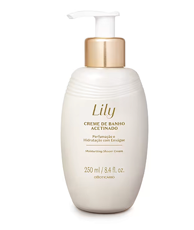Creme de Banho Acetinado Lily 250ml O Boticário