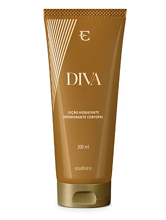 Loção Hidratante Desodorante Corporal Diva 200ml Eudora