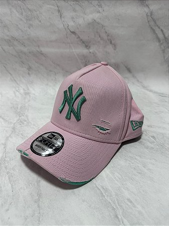 Boné New Era Rosa Azul bebe