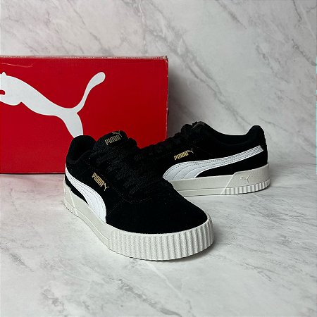Tenis Puma Carina preto/branco