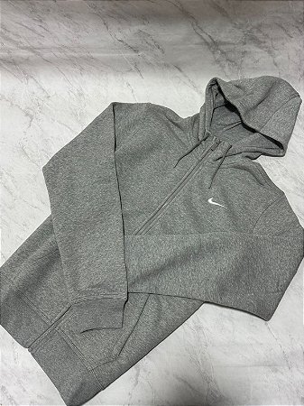 Moletom Nike Mini Swoosh Cinza