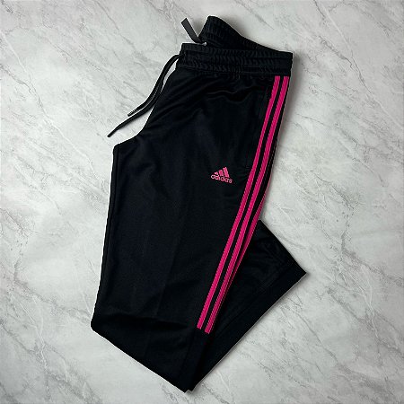 Calça Adidas Preta/ rosa