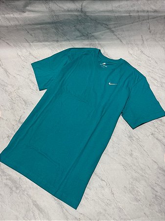 Camiseta Nike Sportwear mini swoosh  Azul Claro