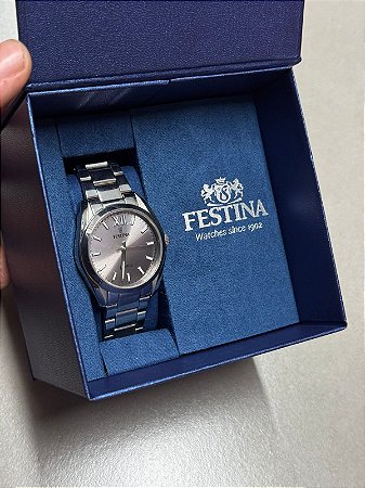 Relogio Festina Prata