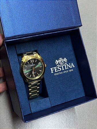 Relogio Festina Gold