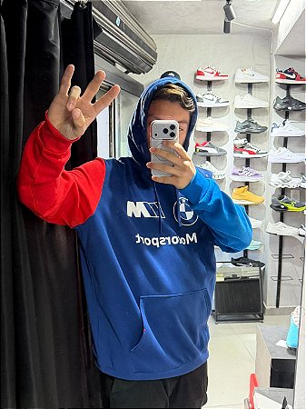 MOLETOM PUMA MOTORSPORT BMW AZUL