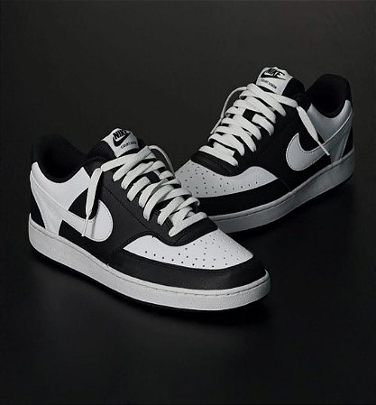 Tênis Nike Court Vision Panda (Preto / Branco)