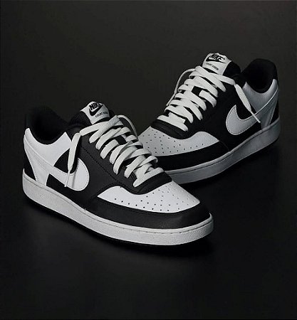 Tênis Nike Court Vision Panda (Preto / Branco)