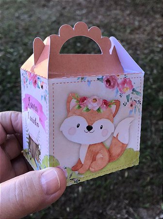 Mini Caixinha - Alça em Flor - COMBO 10 Unid.