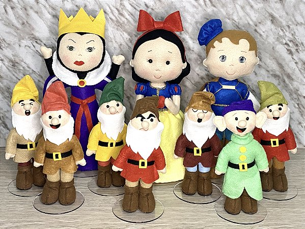 Kit Branca de Neve - Feltro