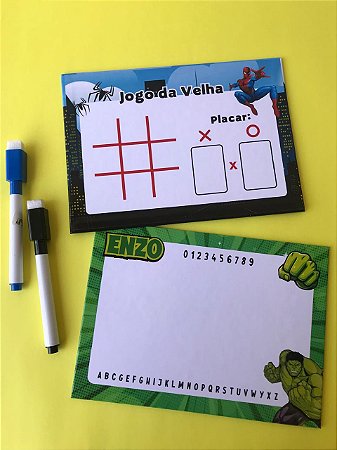 Lousa Mágica Personalizada - COMBO 20 Unid.