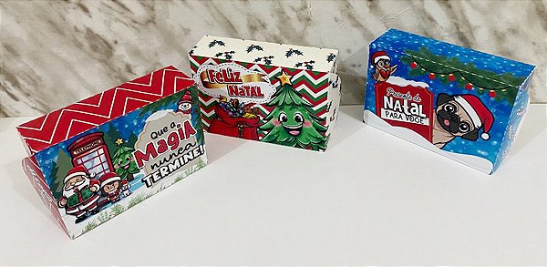 Arquivo de Corte - Caixa para 6 doces NATAL
