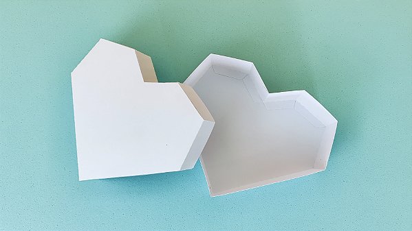 Arquivo de Corte - Caixa Coração com Tampa