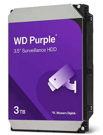 Disco rígido de 3 TB para vigilância - WD Purple