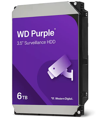 Disco rígido de 6 TB para vigilância - WD Purple