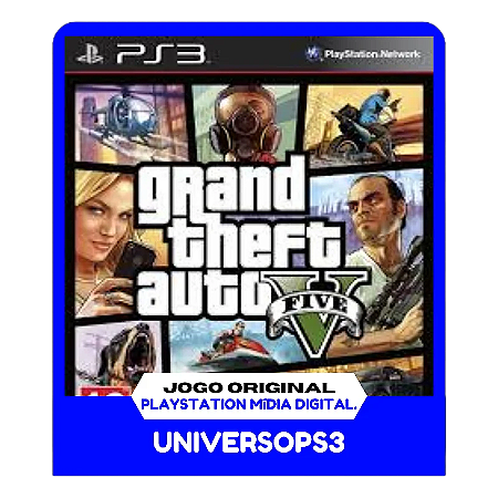 Gta 5 Grand Theft Auto V Ps3 Legendado - Mídia digital