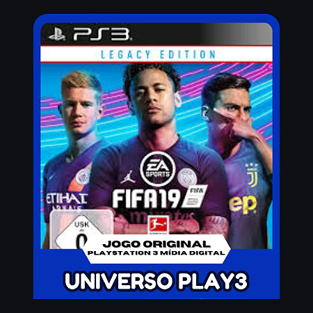 FUTEBOL 19 PS3 DUBLADO - Mídia digital