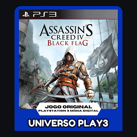Assassins Creed 4 IV Black Flag em Midia Digital Ps3