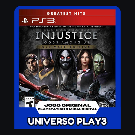 Injustice Among of Us Ultimate Edition Dublado em Midia Digital Ps3