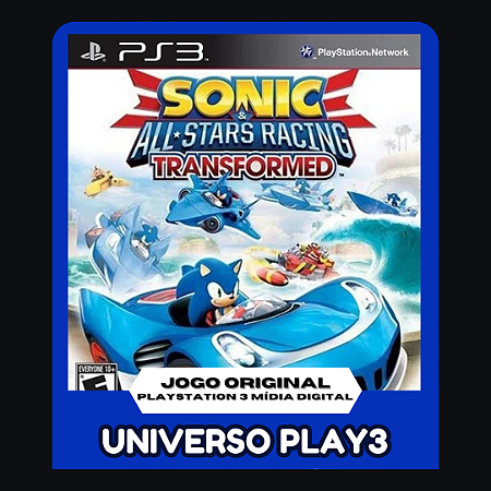 Sonic And All-Stars Racing Transformed em Midia Digital Ps3