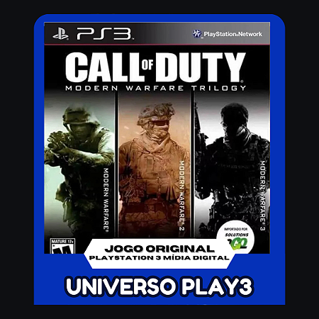 Call Of Duty Modern Warfare Trilogia em Midia Digital Ps3