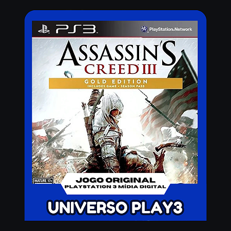 Assassins Creed 3 Dublado em Midia Digital Ps3