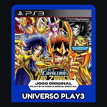 Cavaleiros Do Zodiaco Bravos Soldados em Midia Digital Ps3