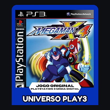 Mega Man X4 (Clássico Ps1) em Midia Digital Ps3