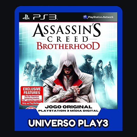 Assassins Creed Brotherhood em Midia Digital Ps3