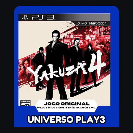 Yakuza 4 em Midia Digital Ps3