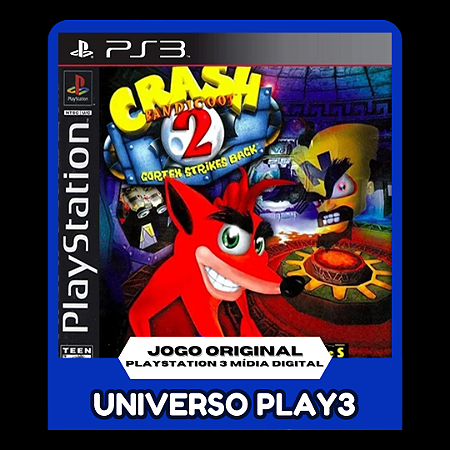 Crash Bandicoot 2 (Clássico Ps1) em Midia Digital Ps3